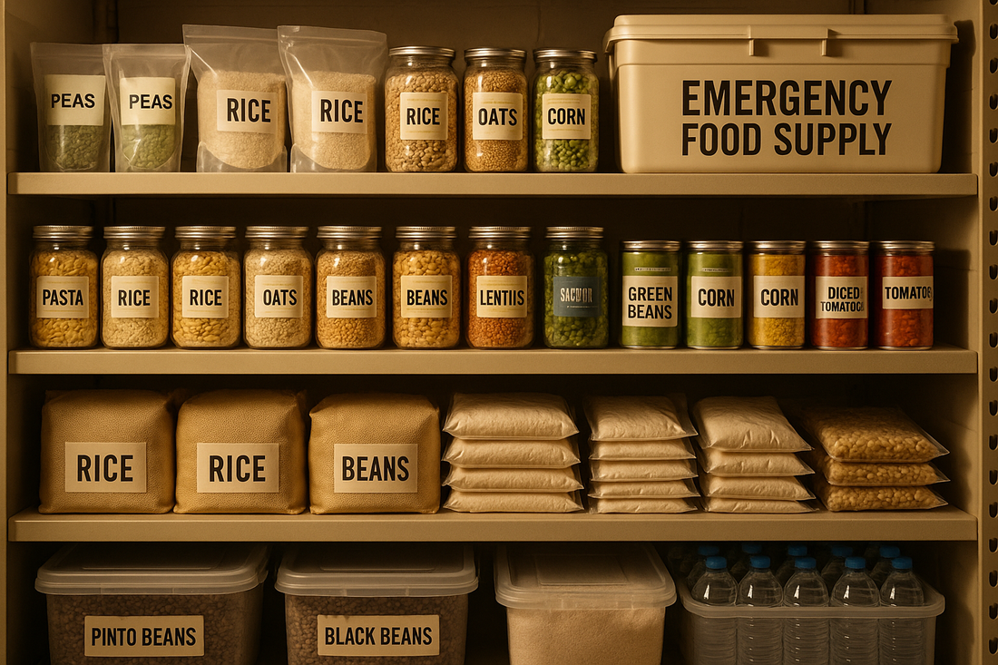 Prepper's Guide to Food Storage: How to Build a 6-Month Emergency Food Supply
