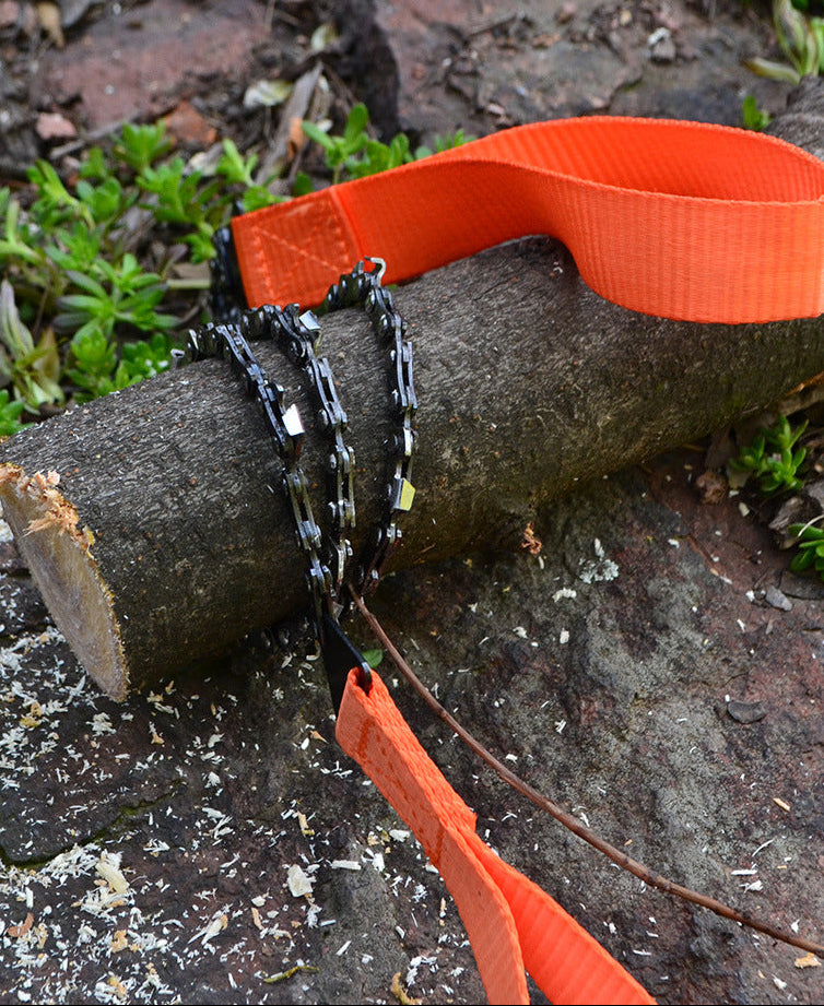 Survival Wire Saw - Portable Stainless Steel Emergency Hand Saw for Camping & Hiking