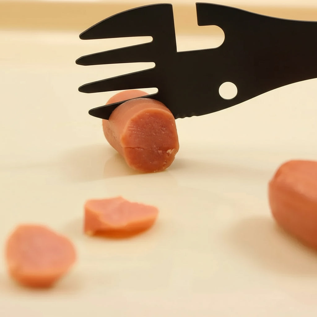 5-in-1 Multifunctional Survival Kit - Tactical Camping Utensils with Bottle Opener EDC Tool