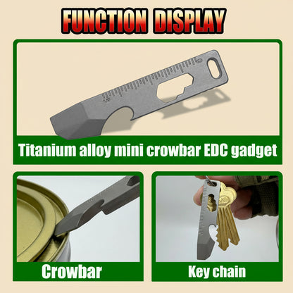 TC4 Titanium EDC Keychain Multitool