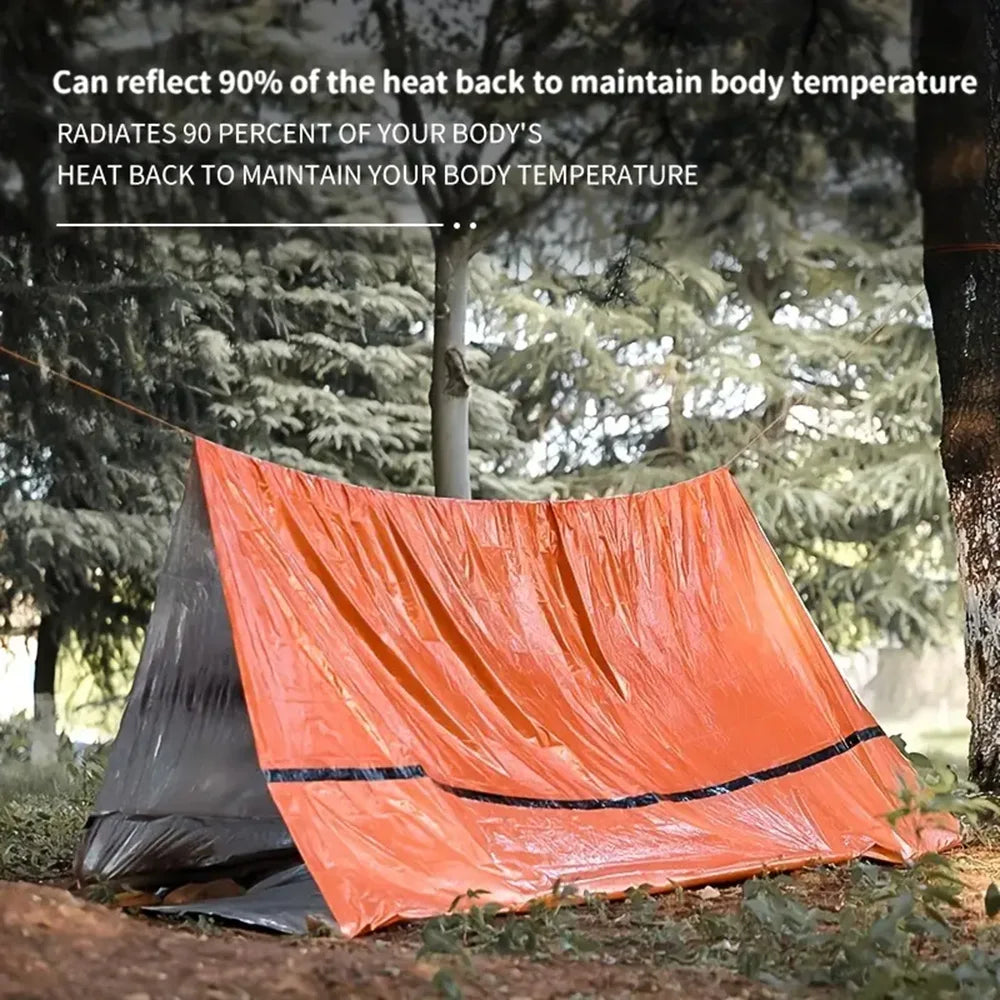 Thermal Mylar Emergency Sleeping Bag - Waterproof & Ultralight